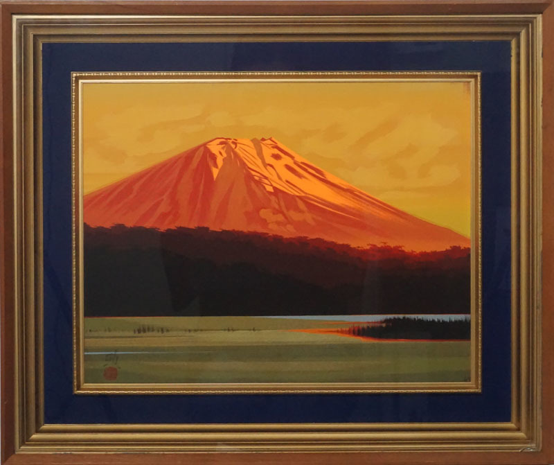 年最新Yahoo!オークション  絵画 赤富士油彩の中古品・新品