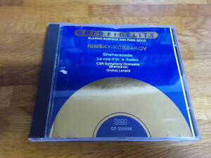 Rコルサコフ シェエラザード　gold fidelity rimsky korsakov　ｇｆ550098　ゴールドＣＤ2500　