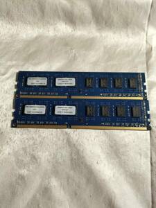 ★DDR3 PC3 4GＸ2枚セット KINGSTONチップ●メモリ(C31012)