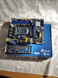 ★ASRock H61M-HVS B3 LGA1155 H61 MATX●マザーボード