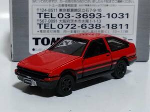 【即決】トミカリミテッド　トヨタ　スプリンタートレノ　「ＡＥ８６」 赤／黒　