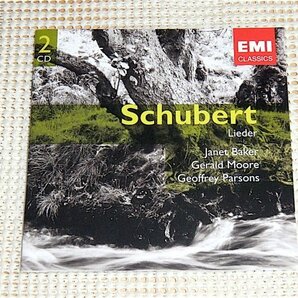 2CD シューベルト 歌曲 ジャネット ベイカー ジェラルドムーア ジェフリーパーソンズ SCHUBERT Janet Baker Gerald Moore Geoffrey Parsons