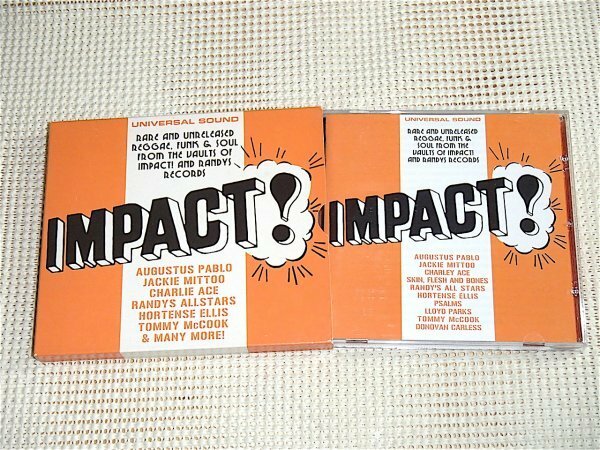 廃盤 オムニバス Impact / Randy's 音源 70s ルーツ レゲエ 傑作コンピ Hortense Ellis Tommy McCook Augustus Pablo Jackie Mittoo 等収録