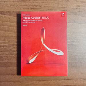 Adobe Acrobat pro DC Windows パッケージ　新品未開封　日本語対応　