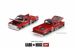 1/64 MINIGT KAIDO HOUSE 街道ハウス　Silverado pickup シルバラード　ピックアップ　赤