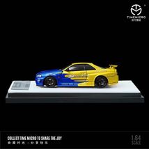 1/64 TIMEMICRO NISSAN 日産　GTR R34 ボンネット開閉可能　スプーン spoon_画像3