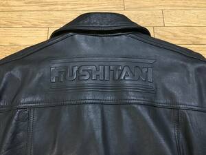 KUSHITANI バックロゴ 牛革製ライディングレザーJKT Lサイズ 身長168-172cm 美品