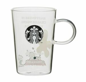 新品箱入り STARBUCKS x PEANUTS グラスマグ PEANUTS Charlie Brown 355ml