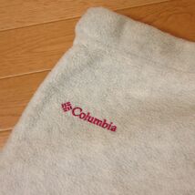 ◎良品！Columbia コロンビア◆フリースパンツ ハーフパンツ もこもこ 暖パン 防寒 クライミング アウトドア◆レディース オフ白 M◆P3440_画像6