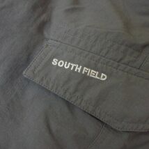 ◎美品！SOUTH FIELD サウスフィールド◆厚手クライミングシェルパンツ 裏起毛 ストレッチ 撥水 アウトドア◆メンズ グレー Lサイズ◆P3412_画像7