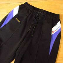 ◎希少 80s！XL 上下セット！asics Recorder アシックス レトロ◆セットアップ ジャージ ヴィンテージ◆メンズ 黒◆B3000_画像7