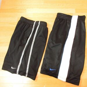 ◎NIKE Basketball ナイキ バスケ L 2本セット◆ユニフォーム ハーフパンツ ジャージ バスパン◆メンズ 黒 まとめ売り◆C978