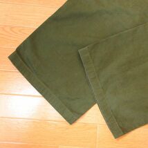 ◎GROWN&SEWN グロウンアンドソーン BEAMS USA製◆カーゴパンツ ミリタリー ボタンフライ コットン◆メンズ カーキ W34インチ◆P3467_画像7