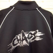 ◎新日本プロレス CHAOS ケイオス◆チーム ジャージジャケット ユニフォーム グッズ 格闘技◆メンズ 黒 XLサイズ◆A3172_画像6