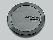 【メーカー取り寄せ】ADVAN Racing センターキャップ FULL FLAT ハイパーブラック 直径:73ミリ 4個セット