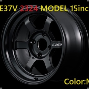 【納期要確認】TE37V 2324 MODEL SIZE:8J-15 +25(S) PCD:100-4H Color:MB ホイール2本セットの画像1