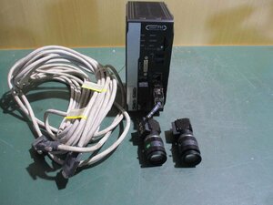 中古 OMRON FH-L550 FH-SM05R 小型白黒デジタルCCD カメラ*2 モニター付けない 通電OK(AAAR41209A016)