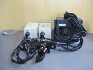 中古 KEYENCE HIGH PERFORMANCE VISION SYSTEM XV-1000 / CCD CAMERA CA-CM20 *4/ファイバー照明装置 CV-F10 *2(AACR50815C010)