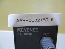 中古 KEYENCE CA-DC100 デジタル画像センサ(AAPR50321B018)_画像6