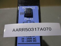 中古 KEYENCE フリー電源光電センサ 反射型 PW-41(AARR50317A070)_画像8