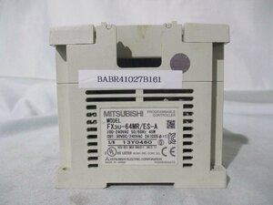 中古 MITSUBISHI シーケンサー FX3U-64MR/ES-A(BABR41027B161)