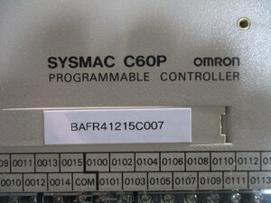中古 OMRON シーケンサ C60P-CAR-D(BAFR41215C007)