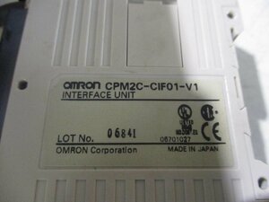 中古 OMRON INTERFACE UNIT CPM2C-CIF01-V1/PROGRAMMABLE CONTROLLER CPM2C-S100C-DRT(BAFR50210B044)