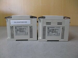 中古 MITSUBISHI PROGRAMMABLE CONTROLLER FX1S-30MR-ES/UL プログラマブルコントローラ 2個(BAJR50725C046)