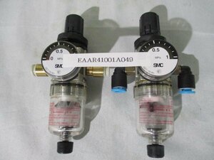 中古SMC レギュレータ 圧力計 G27-10-R1個セット(EAAR41001A049)