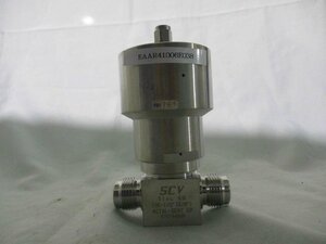 中古SCV KITZ SCT 316L 高純度ガス系バルブ 0.98MPa 0.4~0.9MPa(EAAR41004E038)