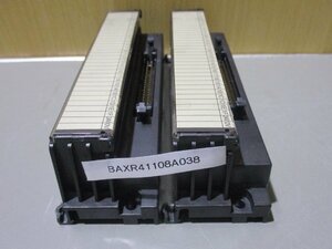 中古 MITSUBISHI コネクタ端子台変換ユニットFA-TB32XY 2セット(BAXR41108A038)