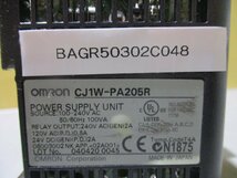 中古 OMRON POWER SUPPLY UNIT CJ1W-PA205R(BAGR50302C048)_画像2