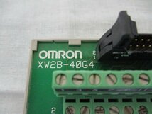中古 OMRON コネクタ端子台変換ユニットXW2B-40G4(BAYR40809C148)_画像3