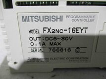 中古MITSUBISHI FX3UC-32MT-LT/FX2NC-16EYT/FX2NC-16EX シーケンサ DC5-30V(BAFR41222D137)_画像4