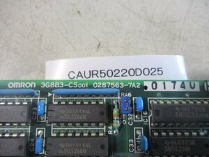 中古 OMRON PC BOARD 3G8B3-CS001 0287563-7A2(CAUR50220D025)