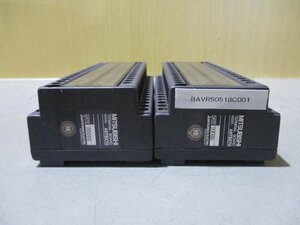 中古 MITSUBISHI A6TBX70 コネクタ端子台変換ユニット 2個(BAVR50518C001)