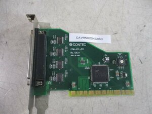 中古CONTEC COM-4CL-PCI NO.7362A シリアル通信 PCI ボード(CAVR50224C063)