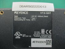 中古 KEYENCE TOUCH PANEL DISPLAY VT3-Q5T 通電OK(DBAR50222D013)_画像1