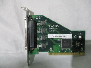 中古 CONTEC COM-4CL-PCI NO.7362A シリアル通信 PCI ボード(CAXR41031B126)