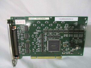 中古 Interface PCI-2726CM 4軸絶縁パルスモーションコントローラ(CAXR41031B111)