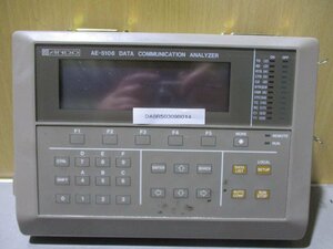 中古 ANDO DATA COMMUNICATION ANALYZER AE-5108 データの解析をするアナライザ(DABR50309B014)