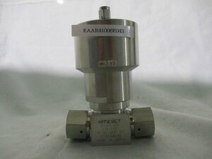 中古SCV KITZ SCT 316L 高純度ガス系バルブ 0.98MPa 0.4~0.9MPa(EAAR41004E043)