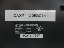 中古 KEYENCE VT3-X15 100-240V+UNIT VT3-E3 通電OK(DAXR41205B014)_画像9