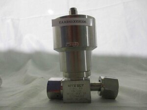 中古SCV KITZ SCT 316L 高純度ガス系バルブ 0.98MPa 0.4~0.7MPa(EAAR41004E026)