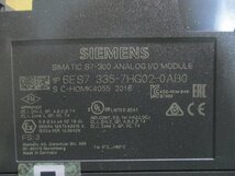 新古 SIEMENS SIMATIC S7-300 ANALOG I/O MODULE 6ES7 335-7HG02-0AB0 アナログ入出力モジュール(FBBR50412B065)_画像4