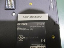 中古 KEYENCE VT3-X15 100-240V+UNIT VT3-E3 通電OK(DAXR41205B004)_画像7