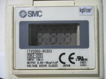 中古 SMC ITV2050-603S2 5B2-20S 電空レギュレータ DC24V(EAKR41209B026)_画像6