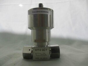 中古SCV KITZ SCT 316L 高純度ガス系バルブ 0.98MPa 0.4~0.7MPa(EAAR41004E034)