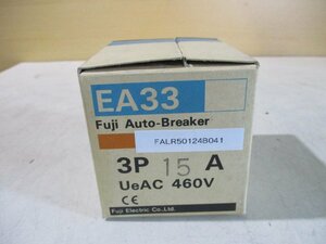 新古 Fuji Electric EA33 AUTO BREAKER 15A AC220V 2.5kA(FALR50124B041)