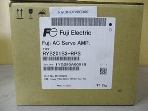 新古FUJI AC SERVO RYS201S3-RPS サーボアンプ(FACR50726C009)
